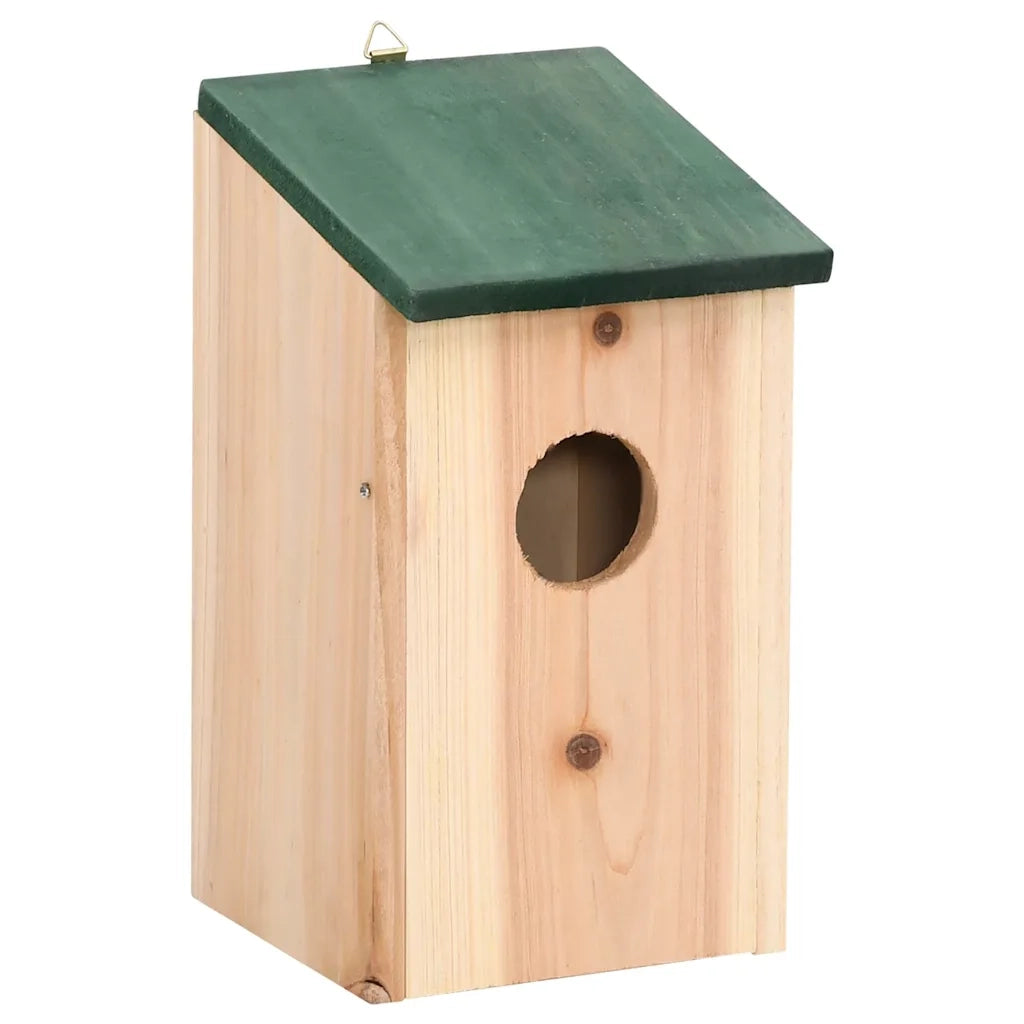Casette per Uccelli 4 pz in Legno 12x12x22 cm CFW2602482