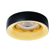 Faretto soffitto Kanlux ELNIS 27810 nero-oro GU10 10W