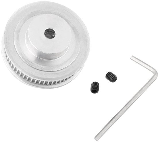 Motore passo a passo 60 denti - pulegge GT2 - diametro 5 mm - 3D