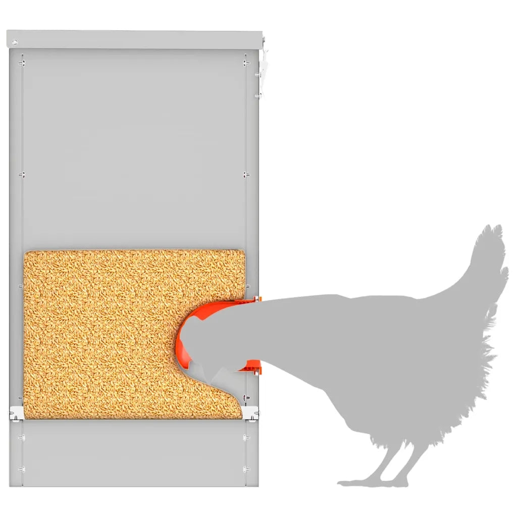Feeder per pollo 2 pz Argento 60,5 x 29 x 51 cm CFW7621254
