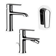 Set miscelatori doccia lavabo e bidet in ottone cromato linea Armonia