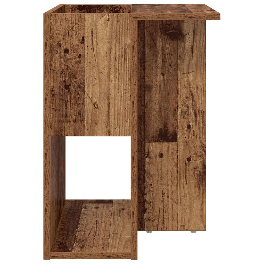Tavolino Legno vecchio 35 x 40 x 55 cm Legno multistrato