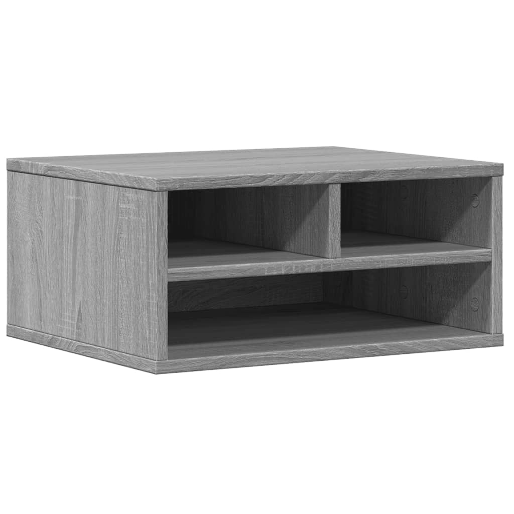 Supporto per stampante Sonoma mobile da scrivania/ufficio 49 x 40 x 22,5 cm legno ingegnerizzato grigio 02_0044783
