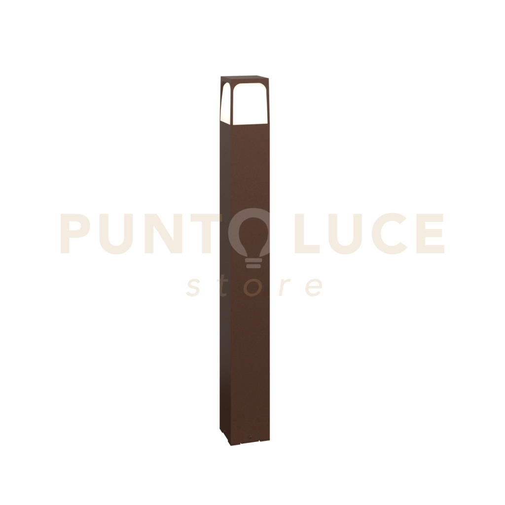 YORK PALO 80CM 1 LUCE ATTACCO E27 CORTEN IP54