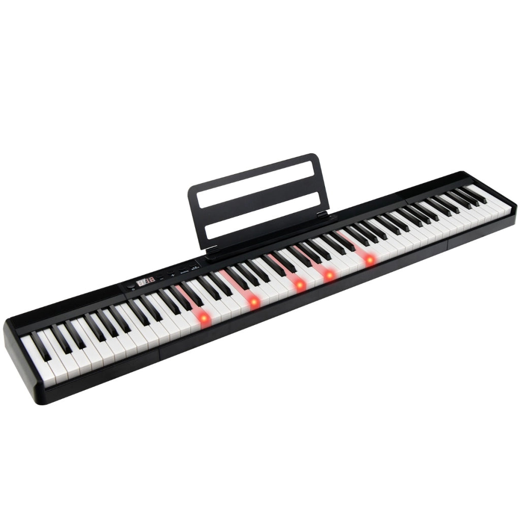 Tastiera elettronica con 88 tasti borsa per la conservazione pedale di risonanza, Pianoforte digitale portatile