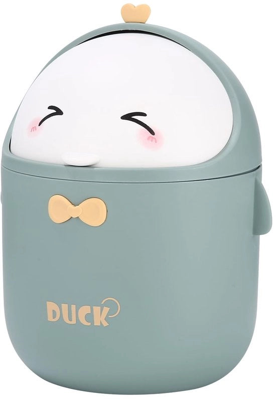Mini Raccoglitore di Rifiuti Cartoon - Cassetto di Stoccaggio - Decorazione Kawaii - Per Ufficio/Camera da Bambino - Materiale PP di Alta Qualità