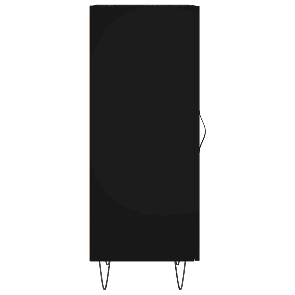 Credenza Nero 34,5x34x90 cm in Legno Multistrato 828533