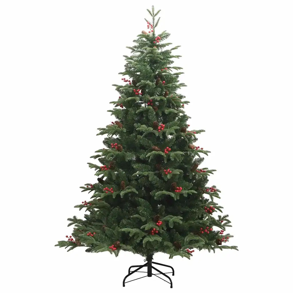 Albero di Natale artificiale con 300 LED Verde 180 cm 3395551