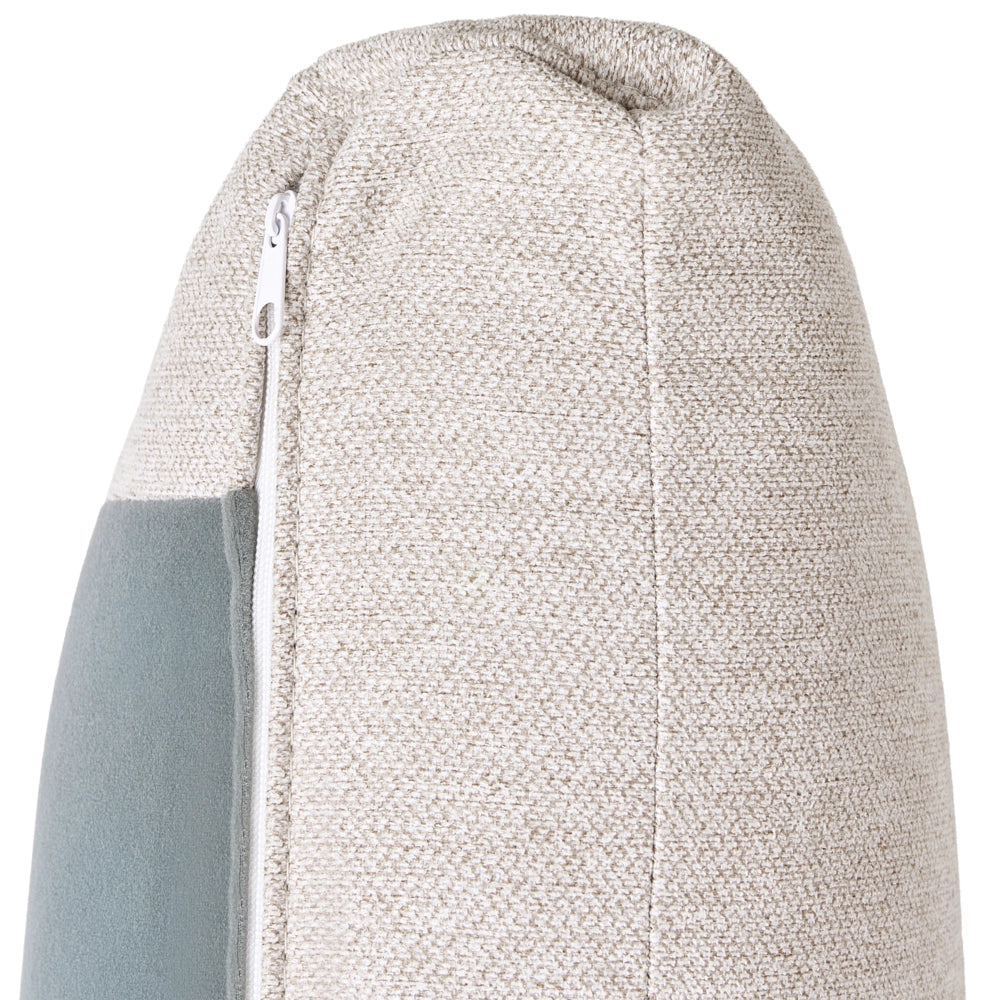 Divano angolare sinistro in poliestere beige 192 x 155 Divano a 2 posti imbottito con gambe in metallo, tessuto e schienale imbottito, moderno e minimalista