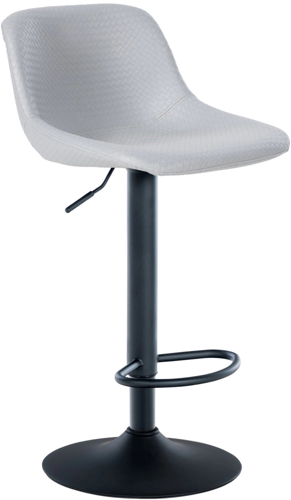Sgabello Loft grigio,Finta pelle