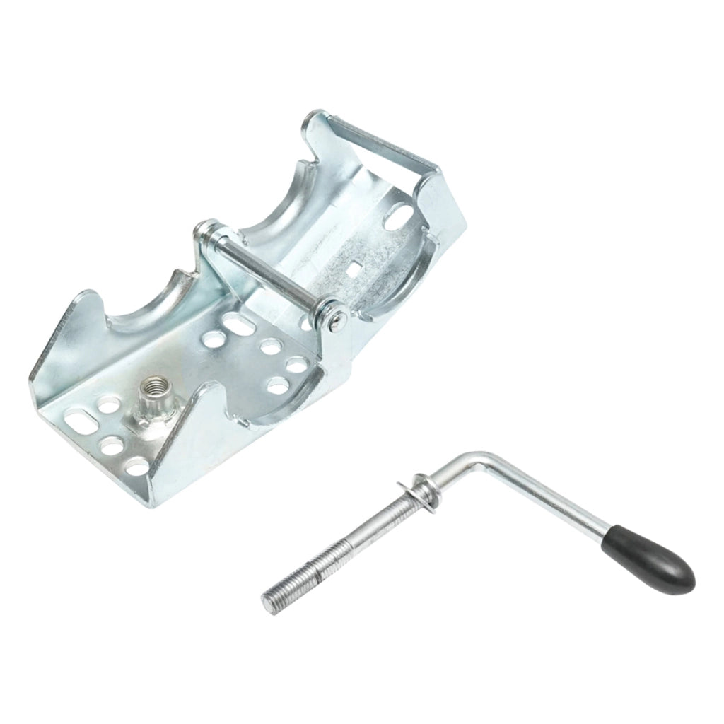 Morsetto di supporto per ruota di supporto del rimorchio, asta esterna 60mm Breckner Germany