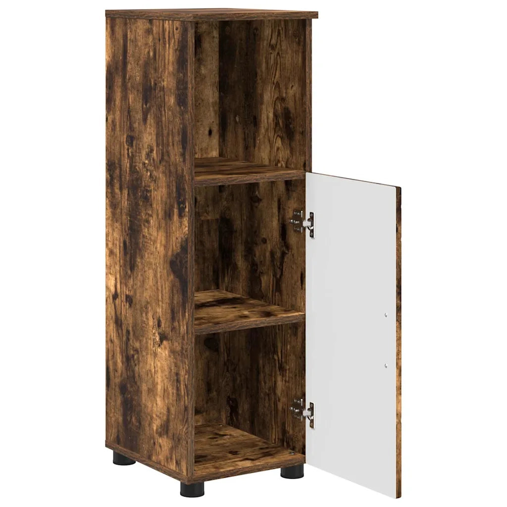 Set di mobili per il bagno Montaggio a parete 3 pcs Rovere fumé