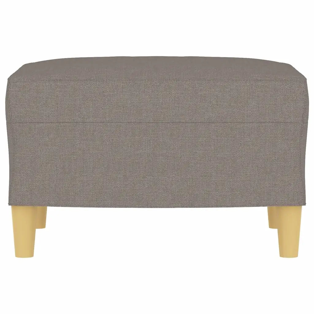 Poggiapiedi Tortora 60x50x41 cm in Tessuto