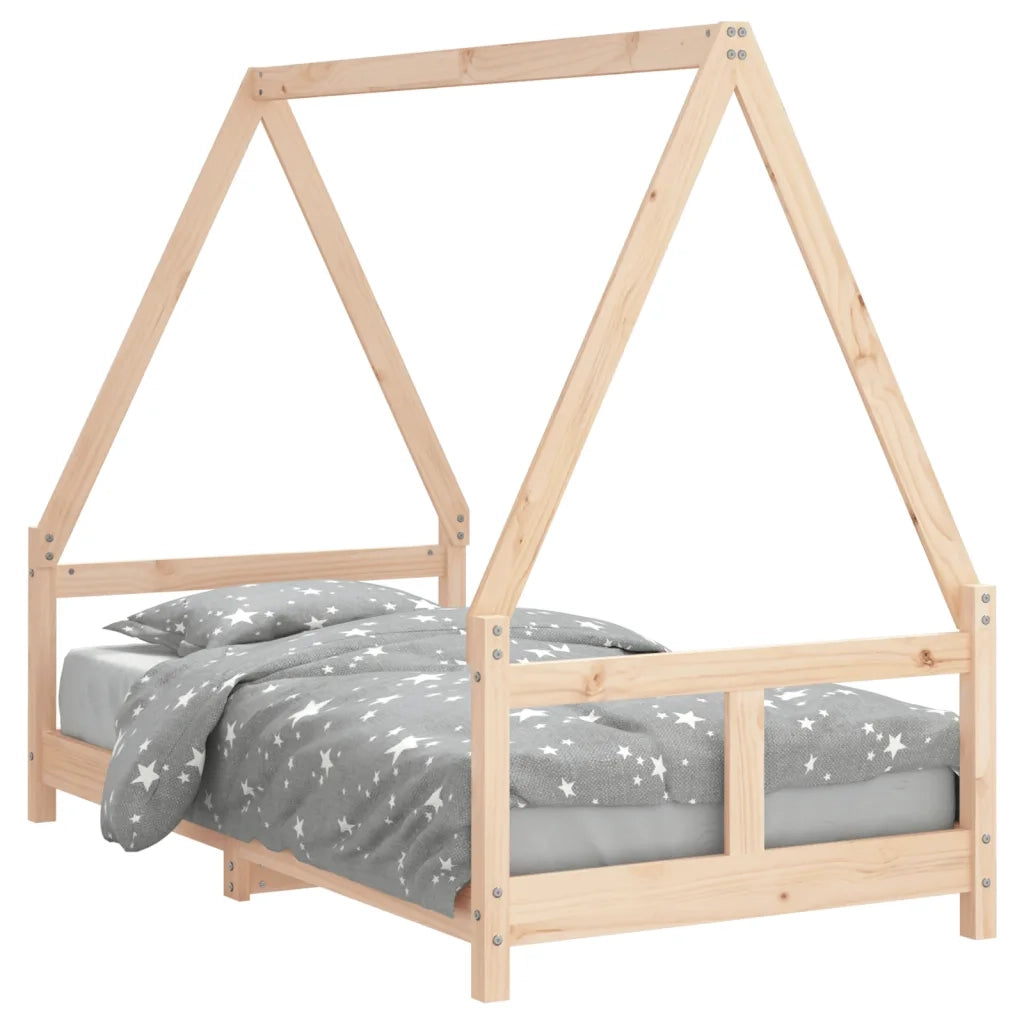 Giroletto per Bambini-Struttura Letto Bambini 80x160 cm in Legno Massello di Pino 103303