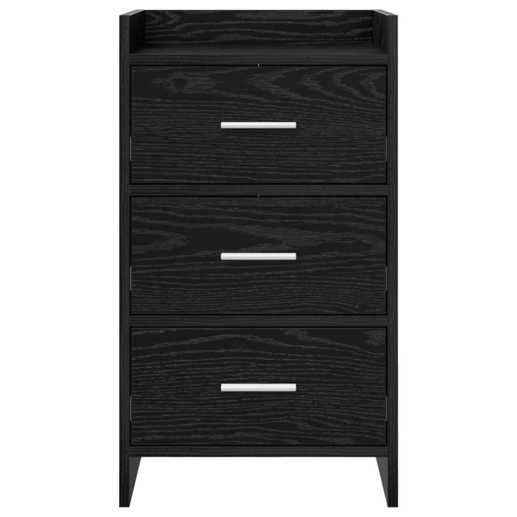 Comodini Rovere Nero 40 x 36 x 70 cm Legno ingegnerizzato 8011028