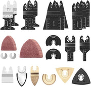 Set di lame a oscillazione - 81 pezzi legno plastica metallo rilascio rapido accessori. lame a oscillazione