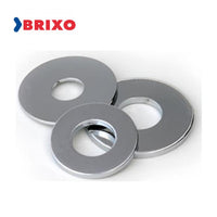 Rondelle piana zincata bianca brixo confezione da 15 pezzi dimensioni 4,3 x 9 millimetri