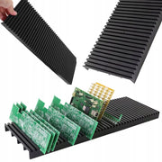 Vassoio Antistatico ESD per Viti 3.5-4mm – 150 Fori | Materiale ABS, 41x14.3x2 cm | Organizzazione PCB