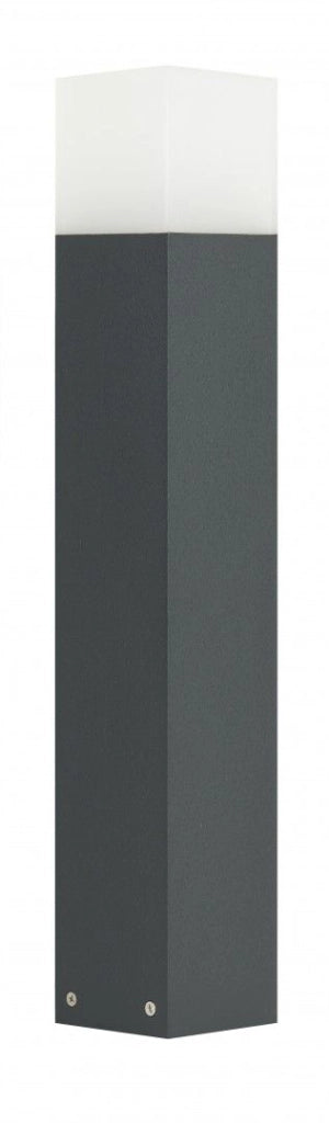 Paletto luminoso 58 cm E27 grigio scuro IP44 SU-MA
