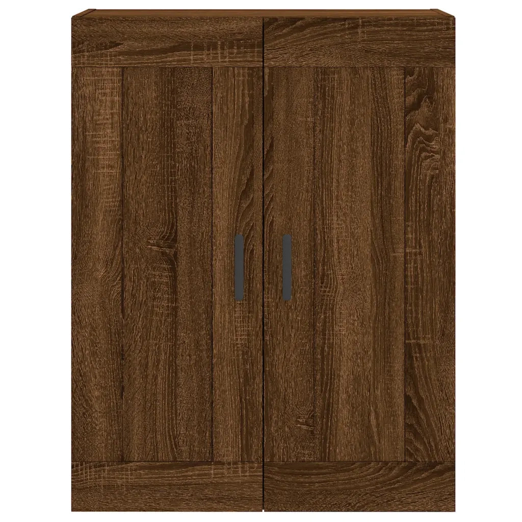 Mobile a Parete Rovere Marrone 69,5x34x90 cm Legno Multistrato 830395