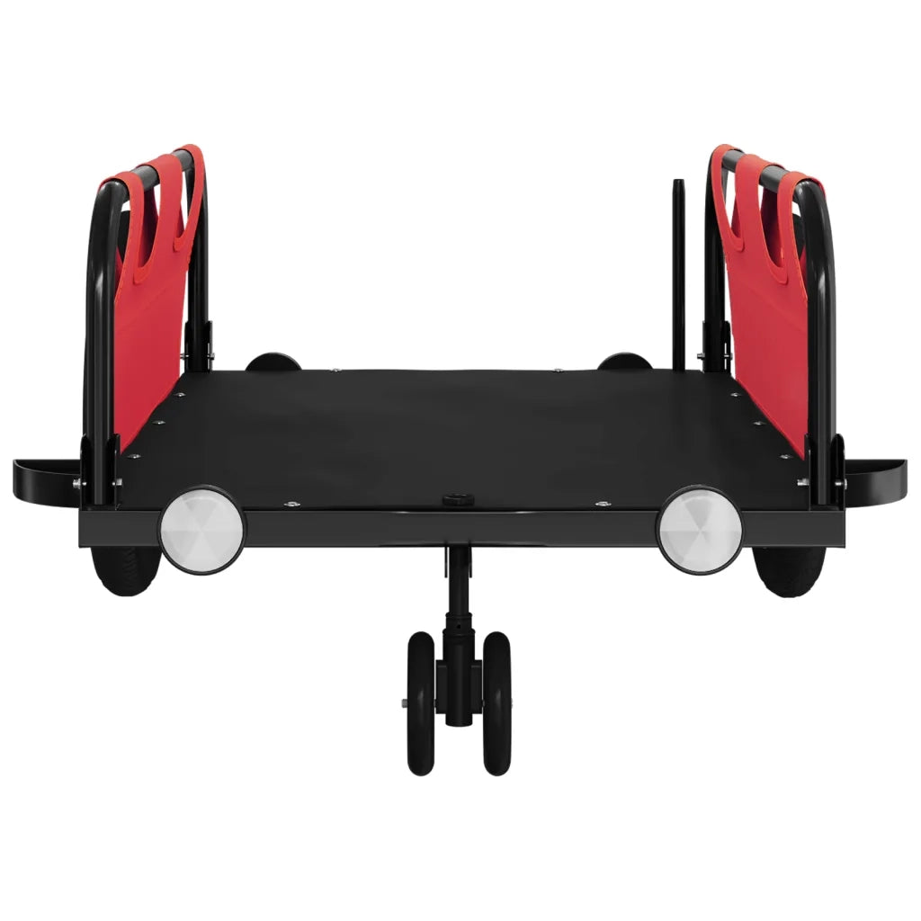 Rimorchio da Bici Rosso Oxford e Ferro CFW4661145