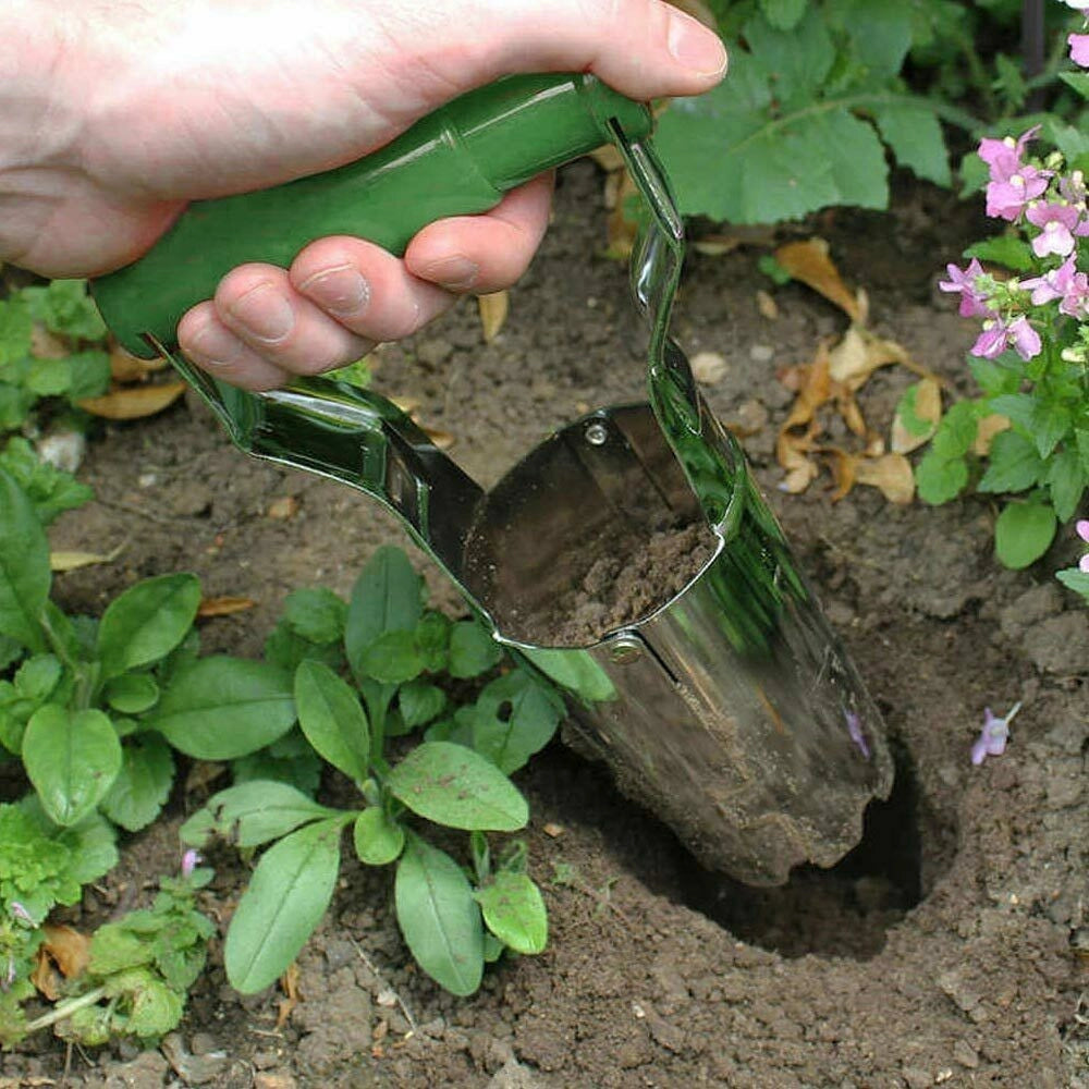 Trade Shop - Piantatore Veloce Bulbi Semi Piante Piantine Giardino A Molla Professionale -
