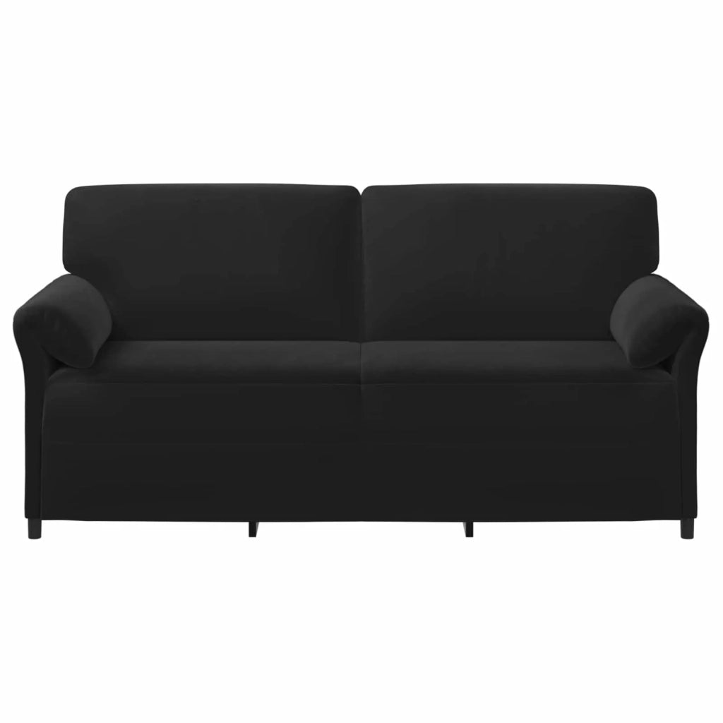 Divano 3-Persone Nero 198 x 83 x 95 cm Velluto 42033973