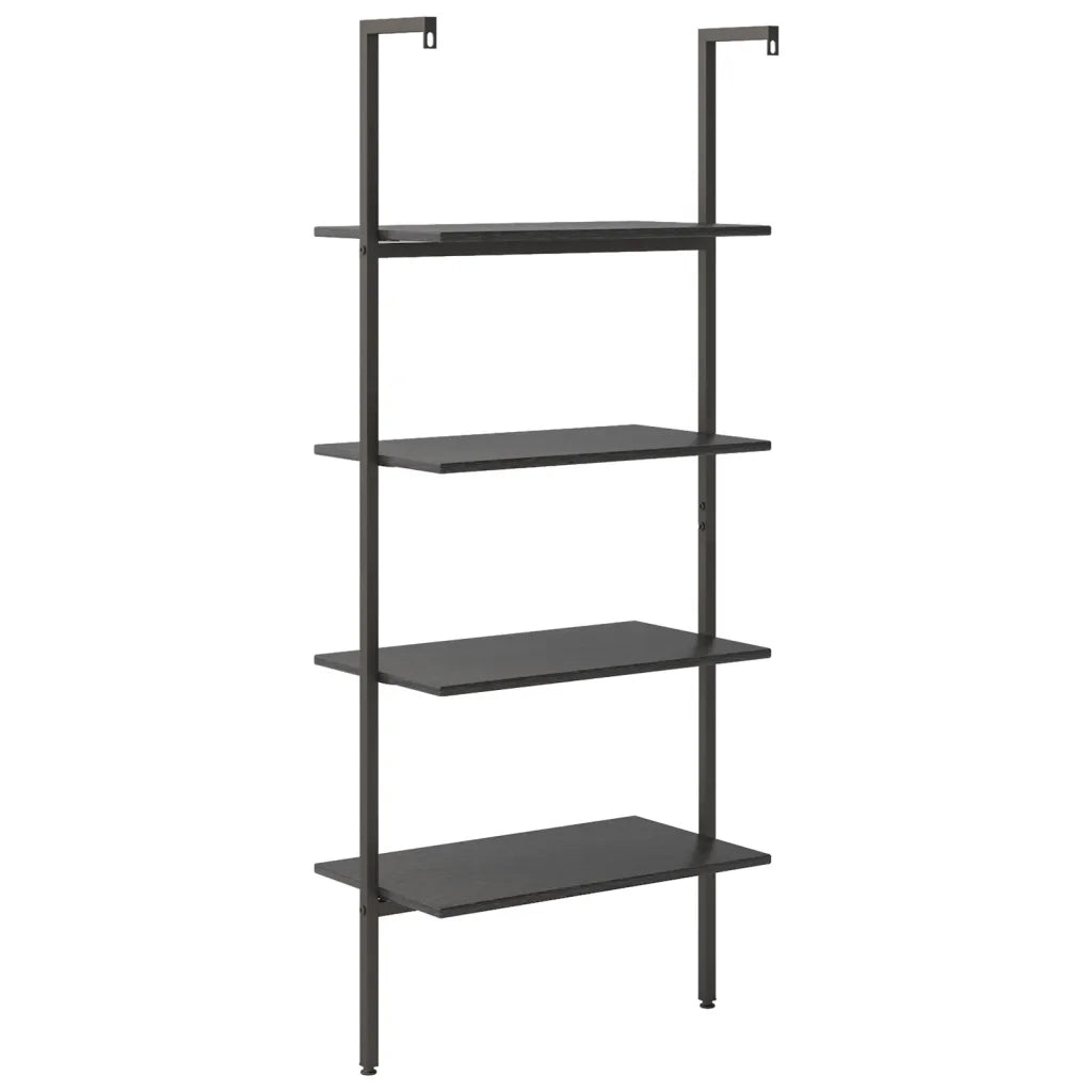 Scaffale Pendente a 4 Livelli Nero 64x35x152,5 cm CFW1430012