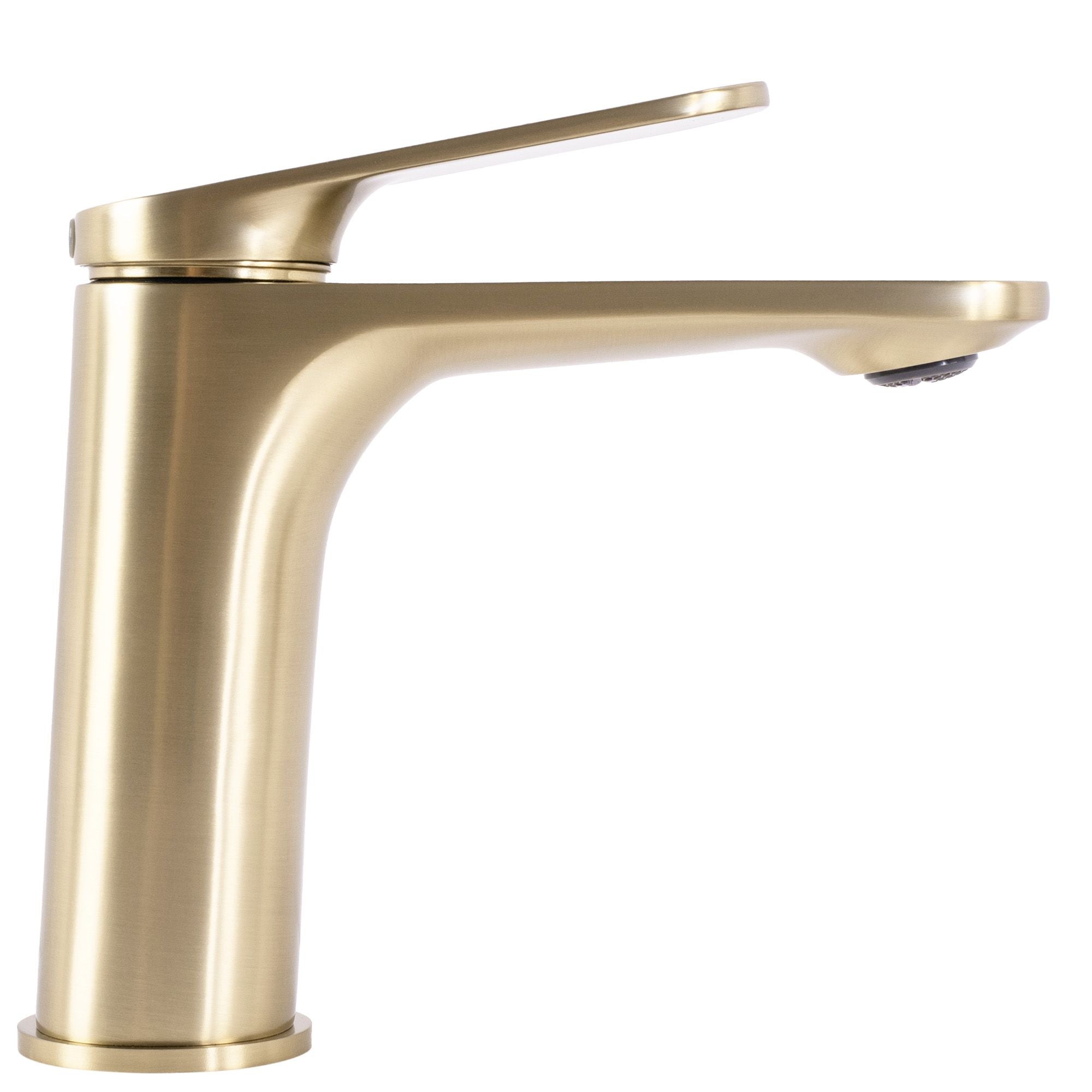 Rubinetto Da Lavabo Rea Marco Brush Gold Low