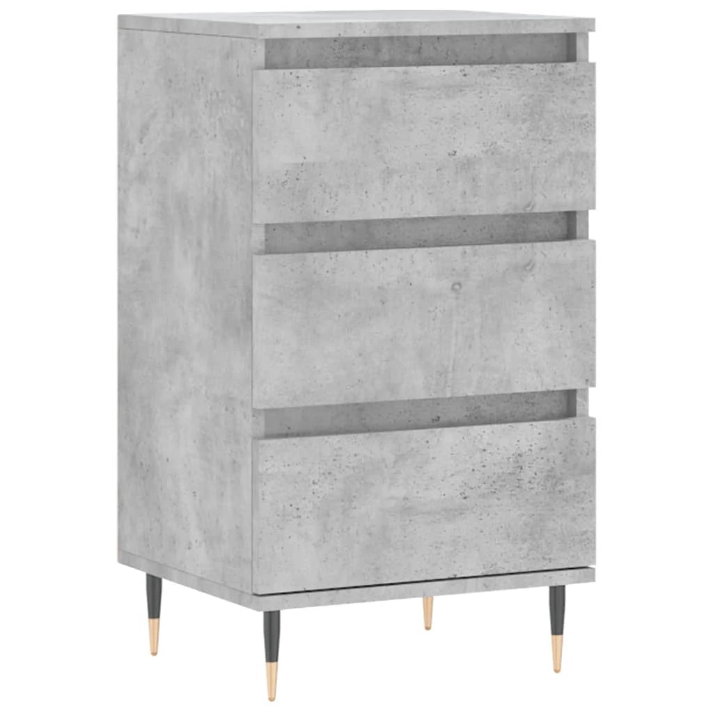 Buffet credenza cassettiera armadio mobile contenitore organizer per cucina soggiorno salotto 40 x 35 x 70 cm legno ingegnerizzato grigio 02_0031929