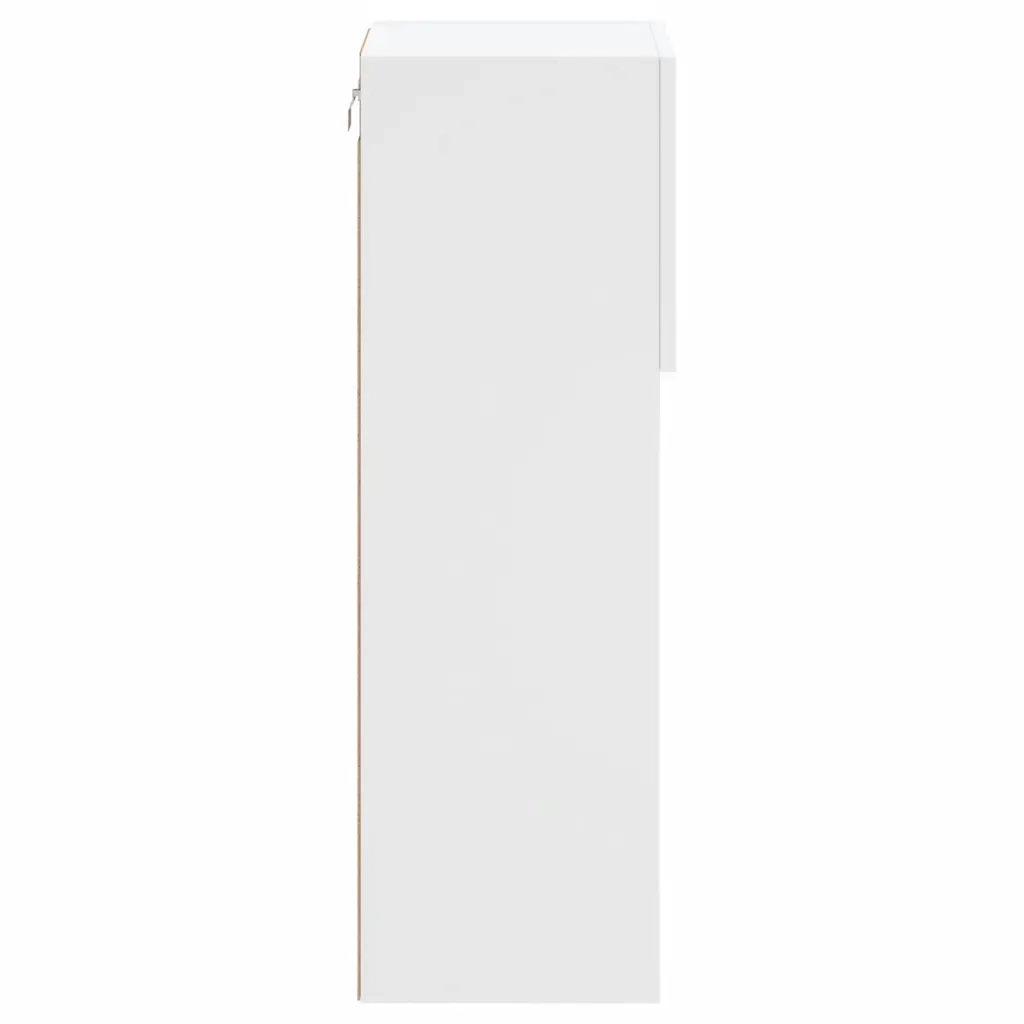 Mobile TV con Luci LED Bianco 30,5x30x90 cm 837001