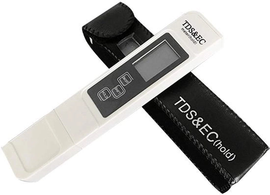 Misuratore di Qualità dell'Acqua - 3-in-1 Contatore d'Acqua - TDS - Termometro - EC - Ideale per Piscine/Aquari