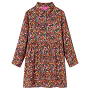 Abito da Bambina a Maniche Lunghe Multicolore 116cod mxl 84259