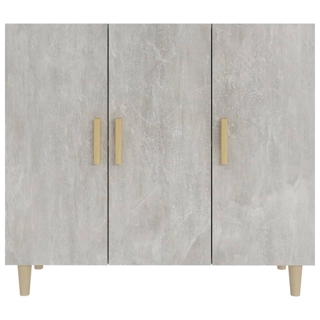Buffet credenza cassettiera armadio mobile contenitore organizer per cucina soggiorno salotto 90 x 34 x 80 cm legno ingegnerizzato grigio 02_0032118