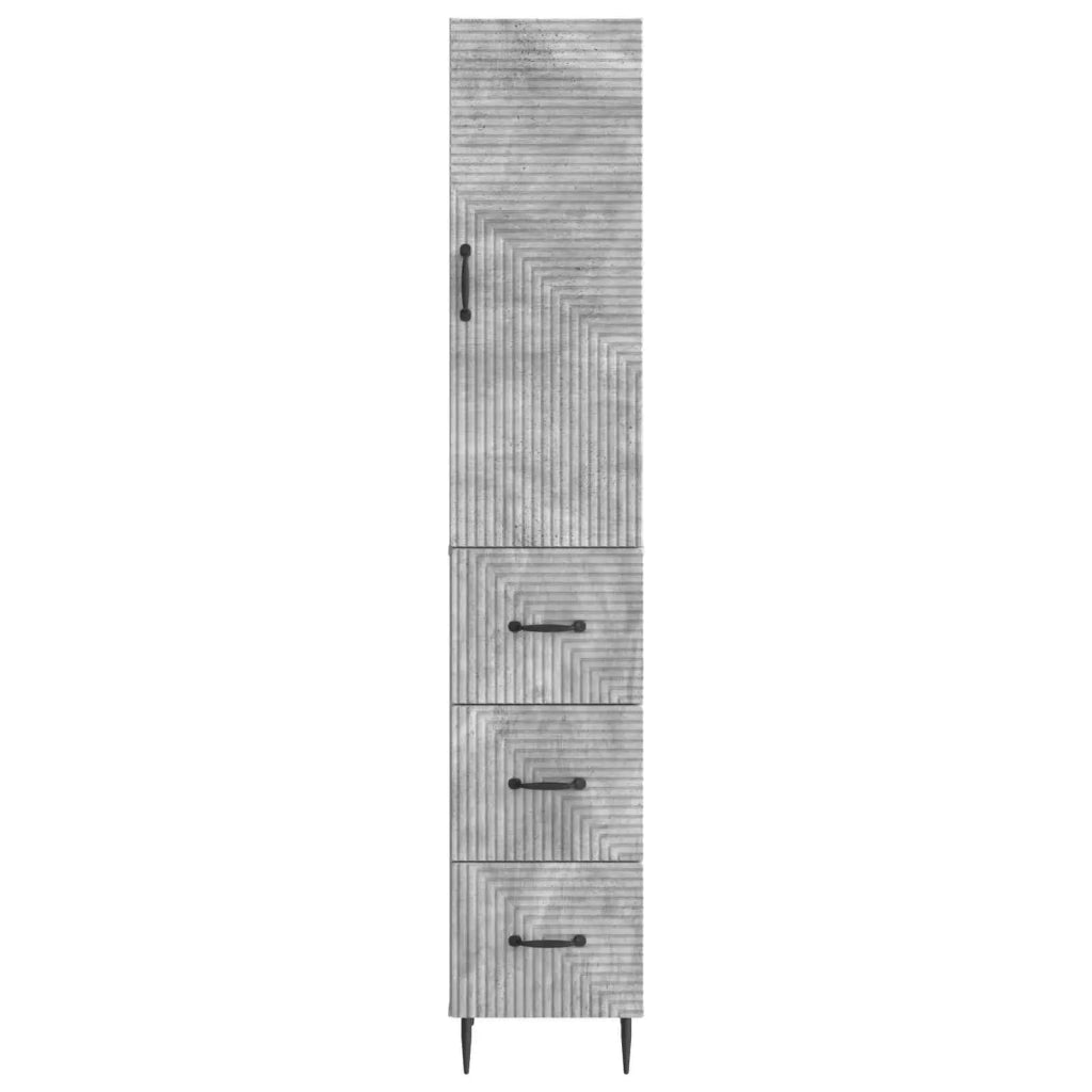 Set di armadi 2 pcs Grigio Cemento 33 x 34,5 x 90 cm 3416649