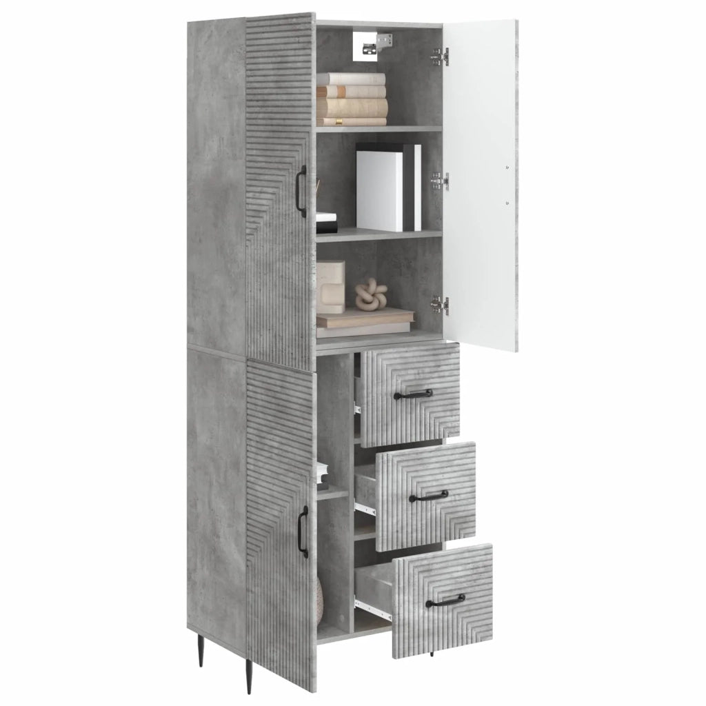 Set di armadi 2 pcs Grigio Cemento 66 x 34,5 x 89,5 cm 3416658