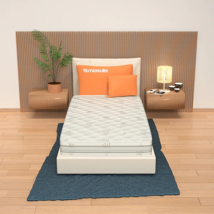 Materasso Una Piazza e Mezza 120x200, alto 18 cm, Multionda - Memory, Gel Relaxa, Sfoderabile, Rivestimento Aloe Vera | Arcobaleno