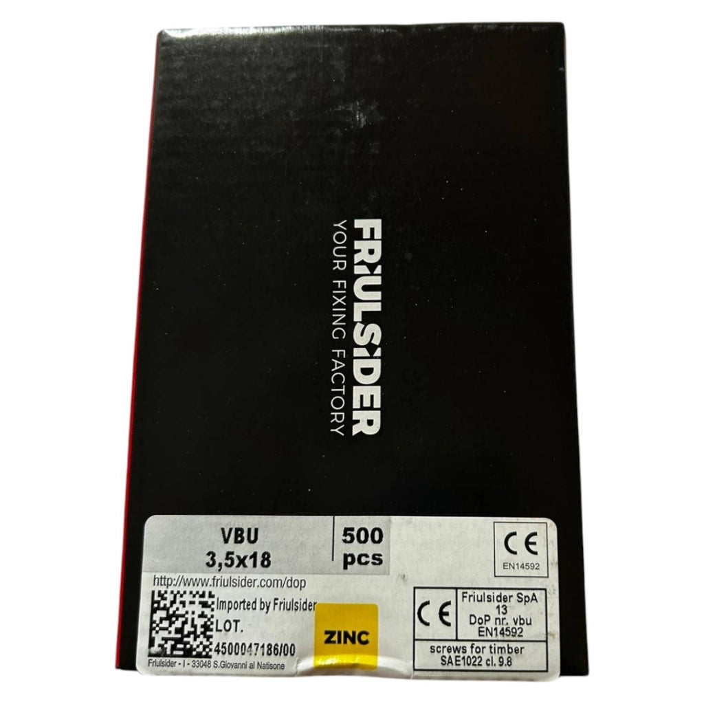 VITI PER TRUCIOLARE ZINCATA GIALLA 3,5x18 500 PEZZI