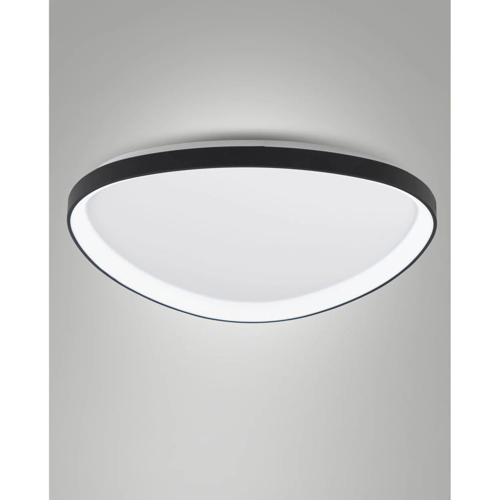 Quirk Plafoniera Led Nera D.800