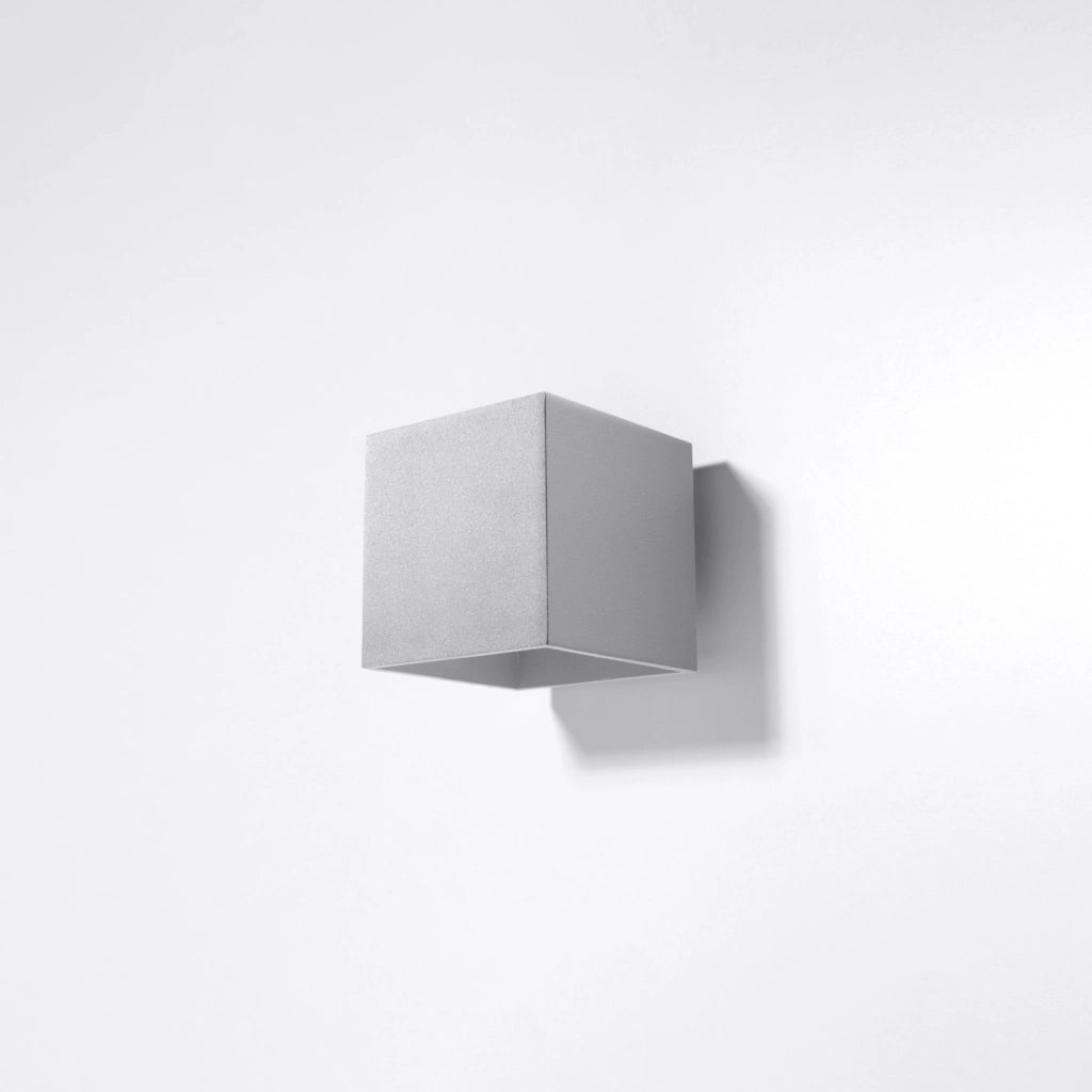 Applique TETRIS 1 grigia alluminio G9 Pure Lume PU.0058