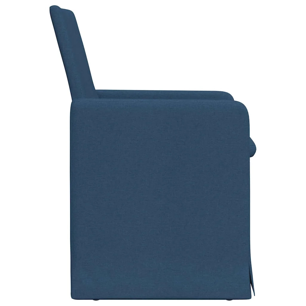 Sedie da pranzo 2 pz | Sedie da cucina Blu 57 x 67 x 95 cm Tessuto