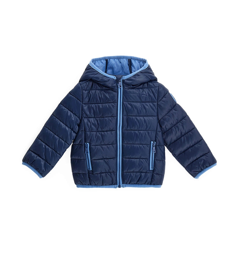 GIUBBINO IMBOTTITO CON CAPPUCCIO BLU Tg. XXL