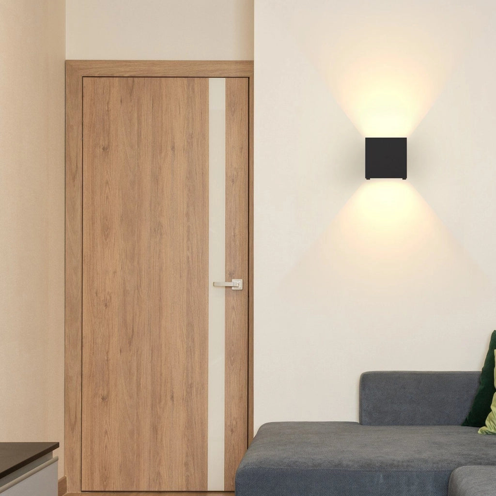 ZMH Lampada da Parete LED 5W Moderne luce verso l'alto e il basso per camera e corridoio