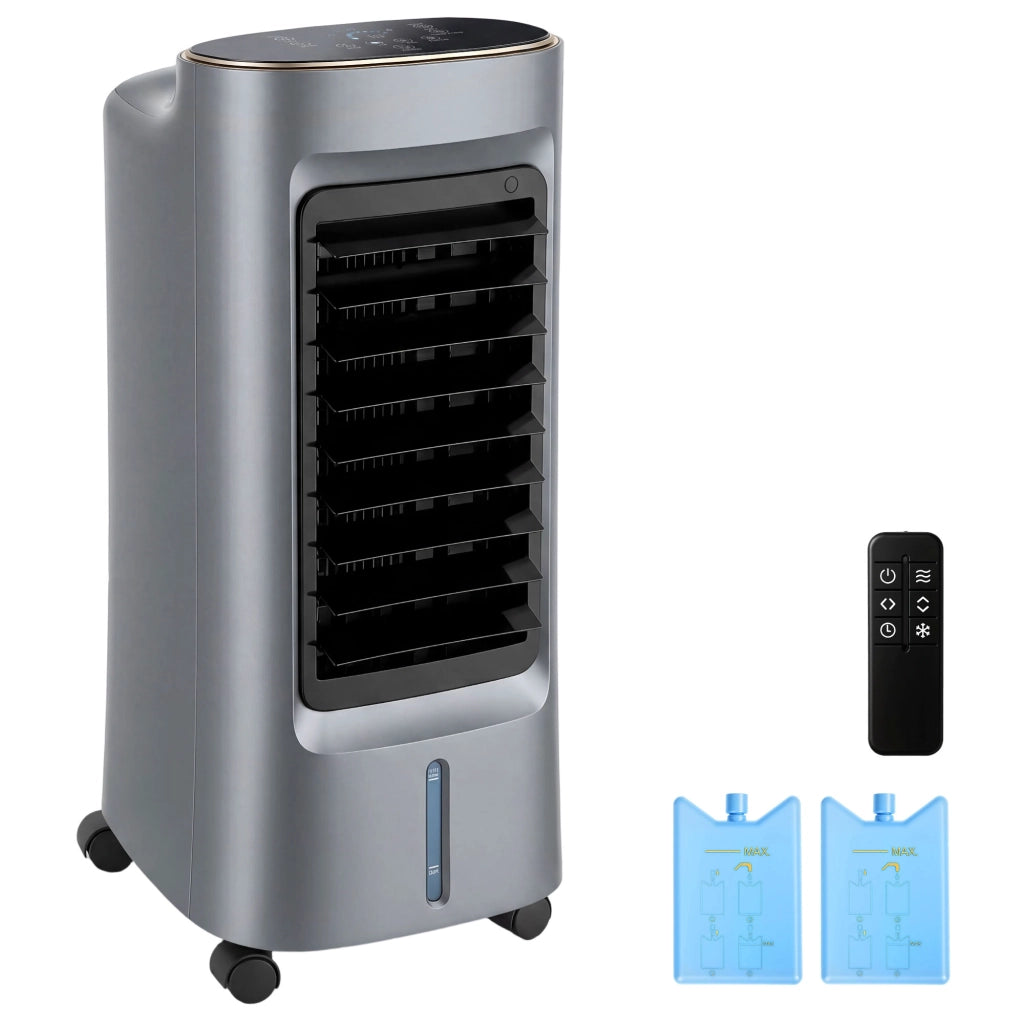 Climatizzatore portatile 4 in 1 umidificatore purificatore ventilatore ¨C zephmum ¨C grigio
