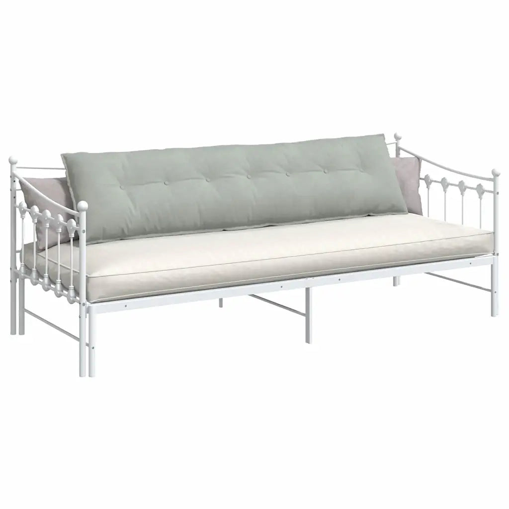 Cuscino per Schiena Grigio chiaro 200 x 50 cm Tessuto in Cords