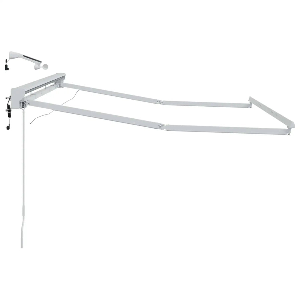Telaio tenda elettrica con LED Bianco 3 x 2 m Alluminio 42024834
