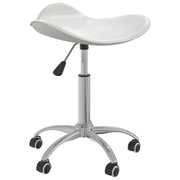 Sedia da ufficio/sedia da studio/sedia da ufficio in similpelle bianca 02_0023987