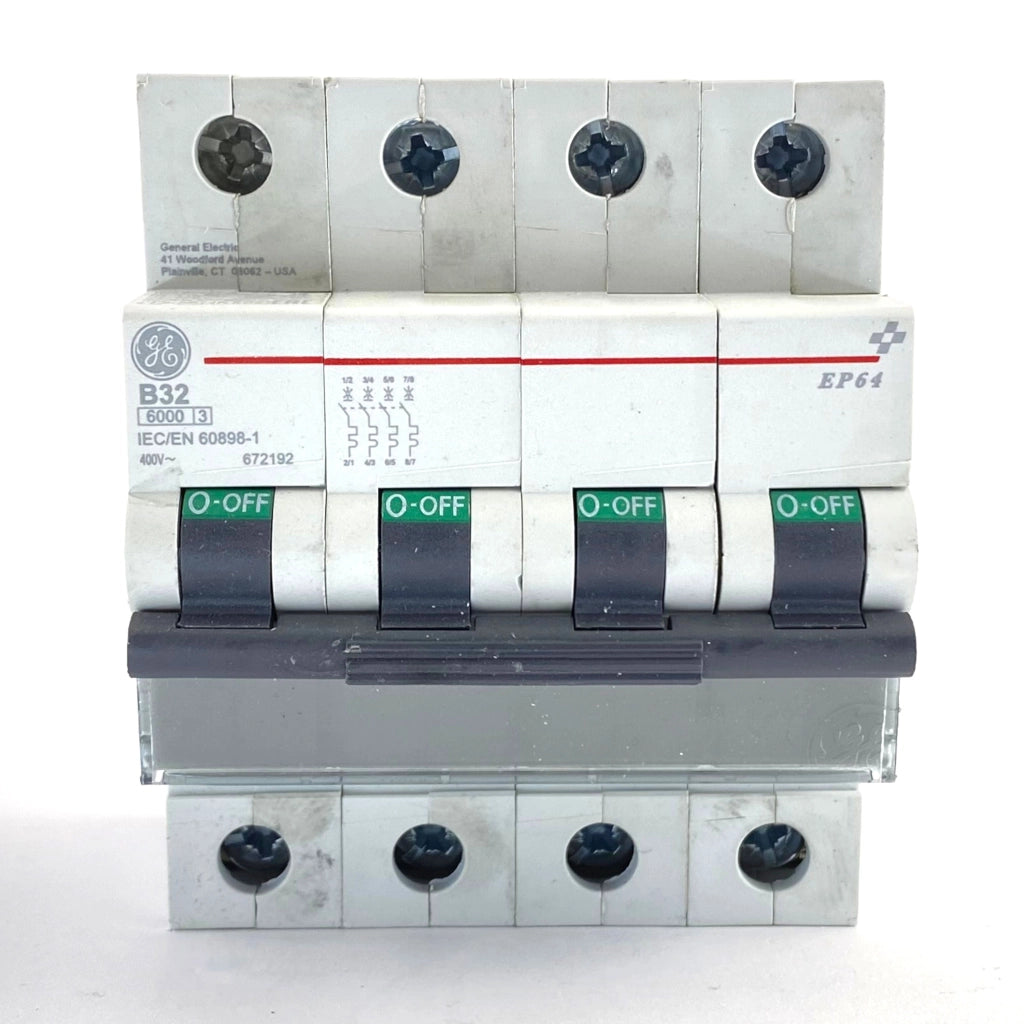 Interruttore magnetotermico 4P 4 moduli 50A curva B Ge power