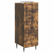 Credenza | Madia | Buffet da pranzo | Armadio da pranzo Rovere Fumo 34,5 x 33 x 92 cm Legno ingegnerizzato