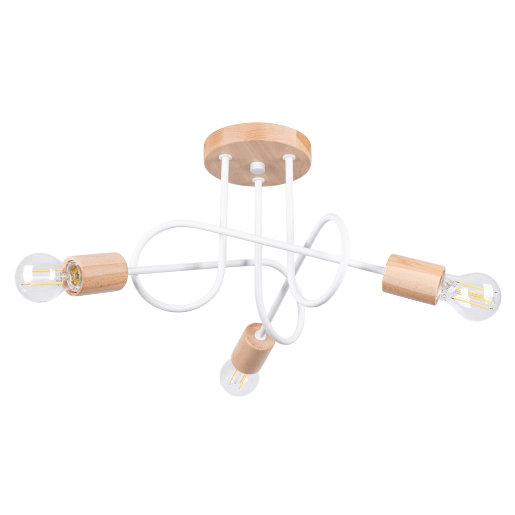 Lampadario EMBER 3 bianco